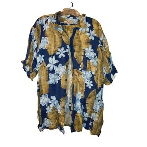 Floral Hawaiian Shirt Size 3XL